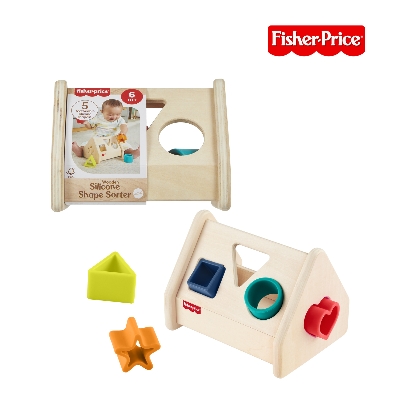 Picture of Fisher Price JCY41 Wood Silicone Shape Sorter
