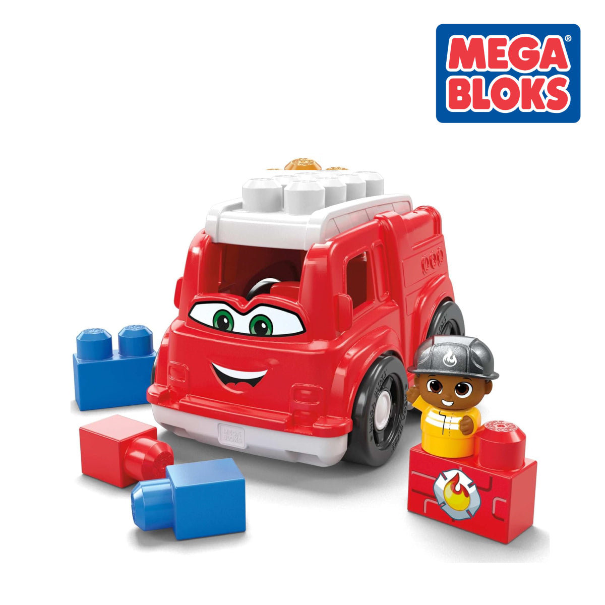 Picture of MEGA BLOKS CND62 Toddler Building Blocks Fire Truck (GXX08)