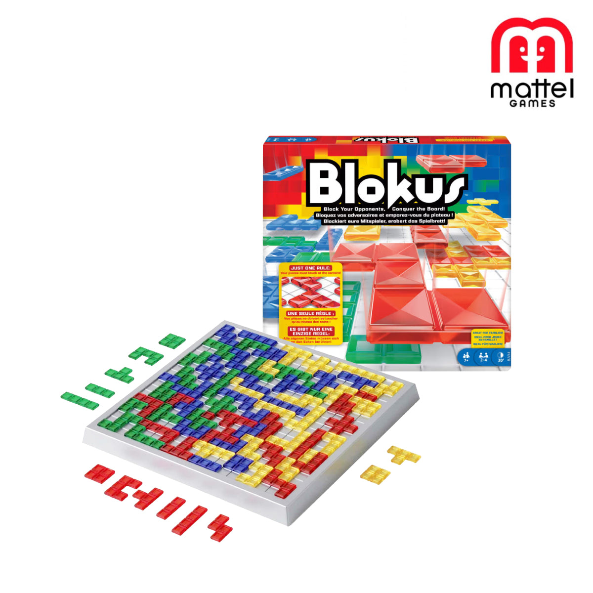 Picture of Mattel BJV44 Blokus Strategy Board Game