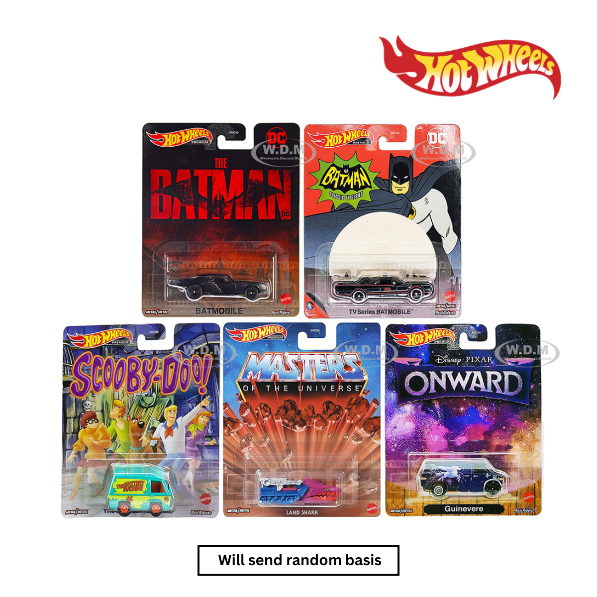 Picture of Hot Wheels DMC55 Entertainment Car Asst., Ages 3+