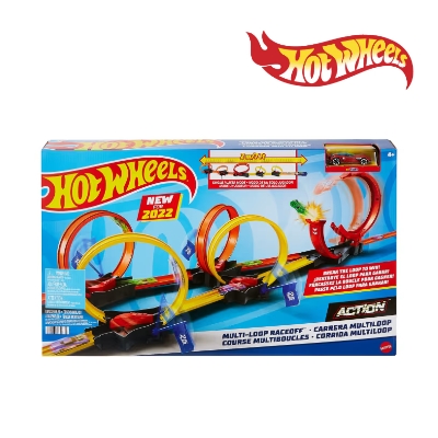 Picture of Hot Wheels HDR83 Multi-Loop Raceoff (Damaged Box), Ages 5+