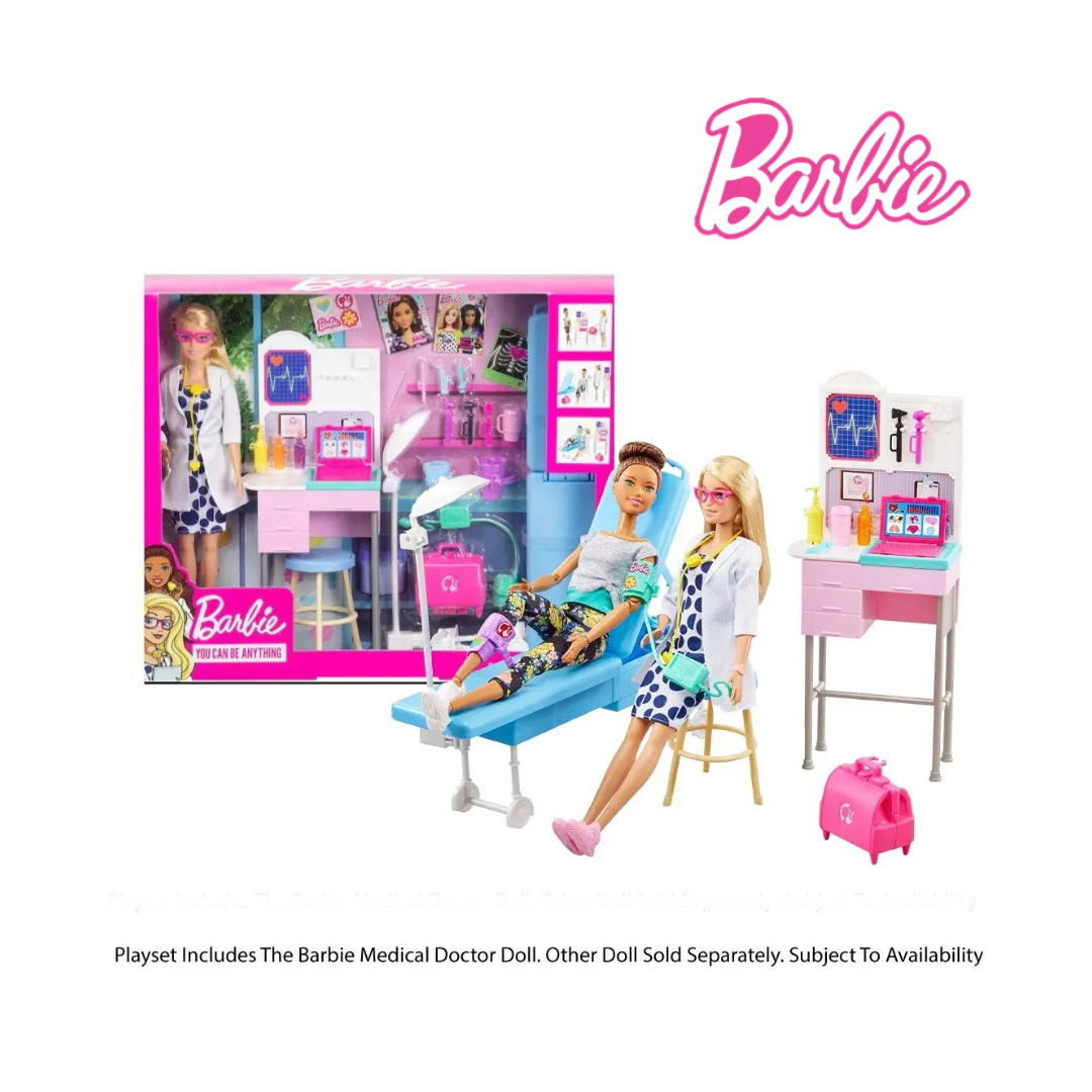Picture of Barbie GWV01 Medical Doctor Doll & Playset