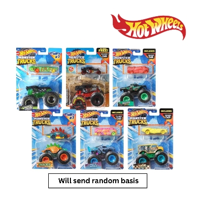 Picture of Hot Wheels GRH81 Monster Trucks 1:64 Vehicles Assortment, Ages 3+