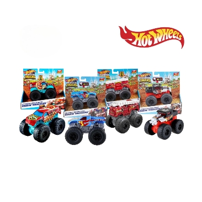 Picture of Hot Wheels HDX60 Monster Trucks Roaring Cars with Lights & Sounds (Damaged Box), Ages 3+
