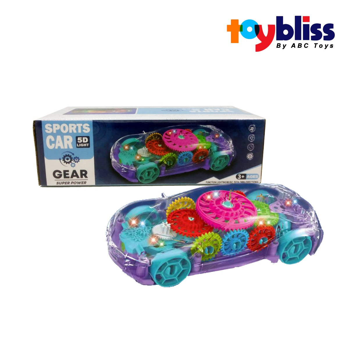 Picture of Toybliss ZX Sports Gear Car with Light & Sounds (ZX178-1), Ages 3+
