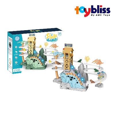 Picture of Toybliss Dinosaur Paradise 2-in-1 Slide Track (551A-515), Ages 3+