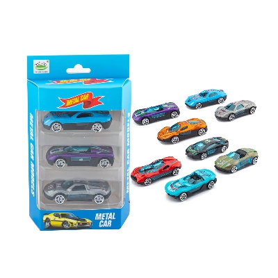 Picture of Toybliss JINZHECHENG Metal Car 3-Pack (6688-26), Ages 3+