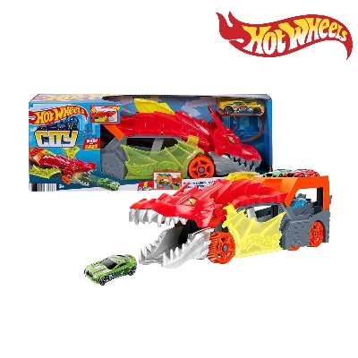 Picture of Hot Wheels GTK42 Dragon Launch Transporter (Damaged Box), Ages 5+