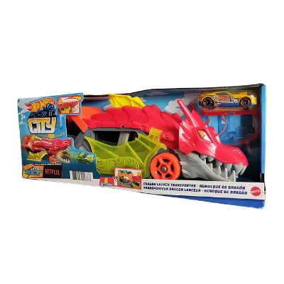 Picture of Hot Wheels GTK42 Dragon Launch Transporter (Damaged Box), Ages 5+