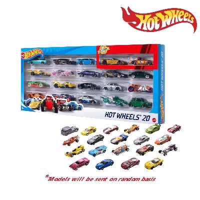 Picture of Hot Wheels H7045 BASIC 20 PACK GIFT BOX ASST. 2018, Ages 3+