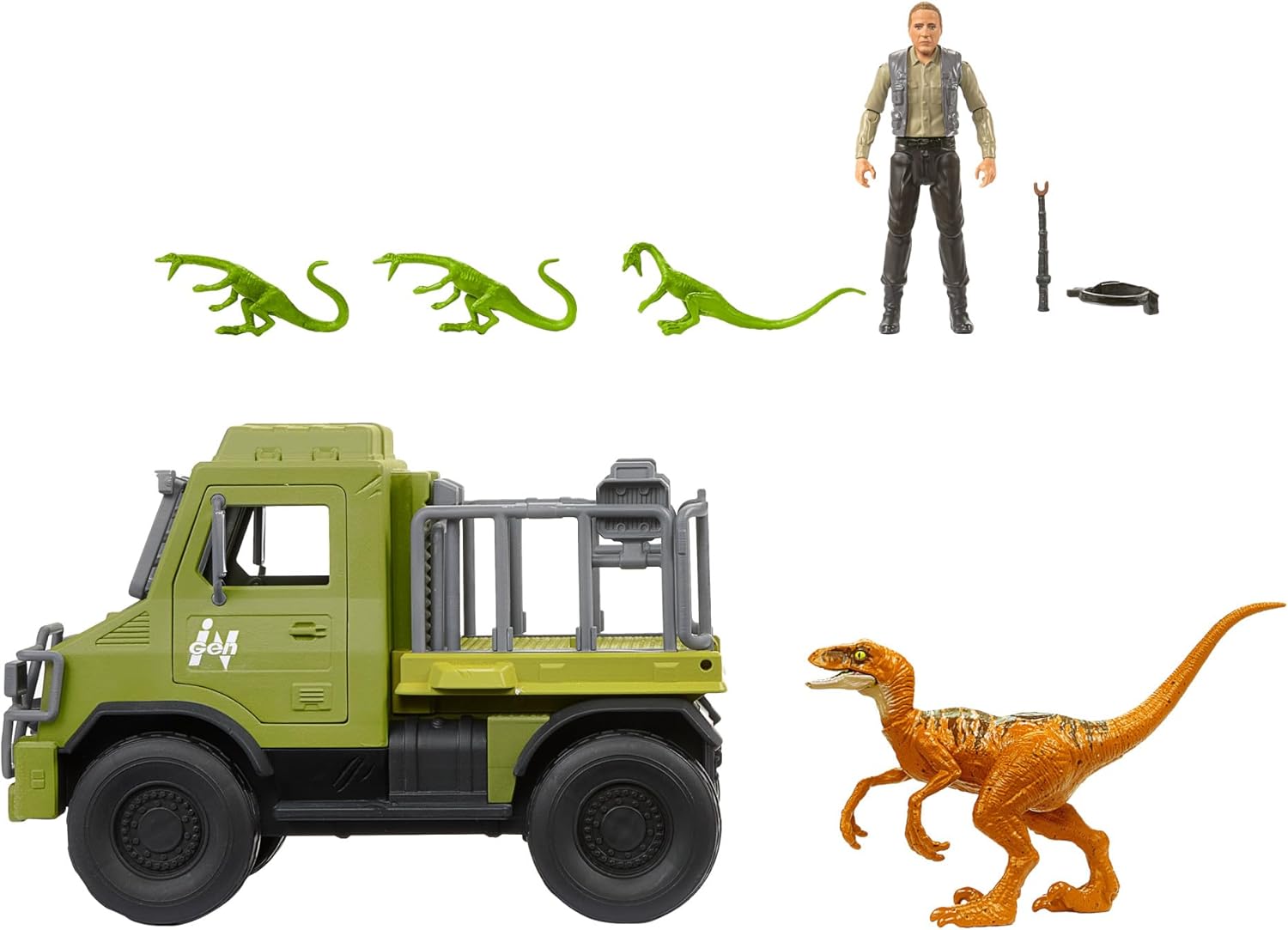 Picture of Jurassic World HTP63 Legacy Collection Dinosaur Expedition Pack Toy for Ages 4 and Up