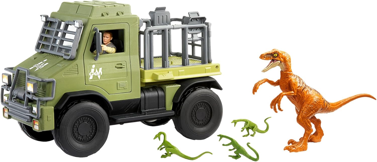 Picture of Jurassic World HTP63 Legacy Collection Dinosaur Expedition Pack Toy for Ages 4 and Up