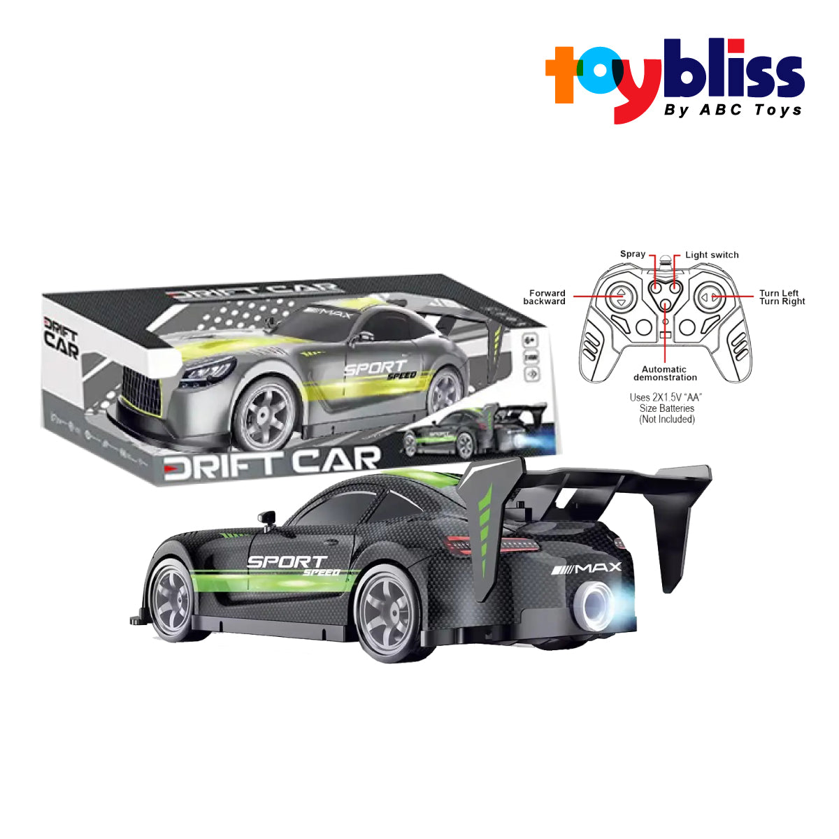 Picture of Toybliss R/C Drift Car with Lights & Sounds (CQ-648), Ages 6+