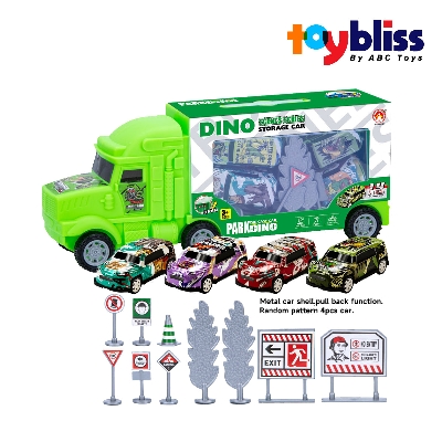 Picture of Toybliss Dino Storage Truck Playset (ABL887-7), Ages 3+