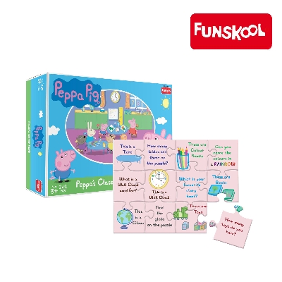 Picture of Funskool Peppa Pig Classroom 2 In 1 Puzzle