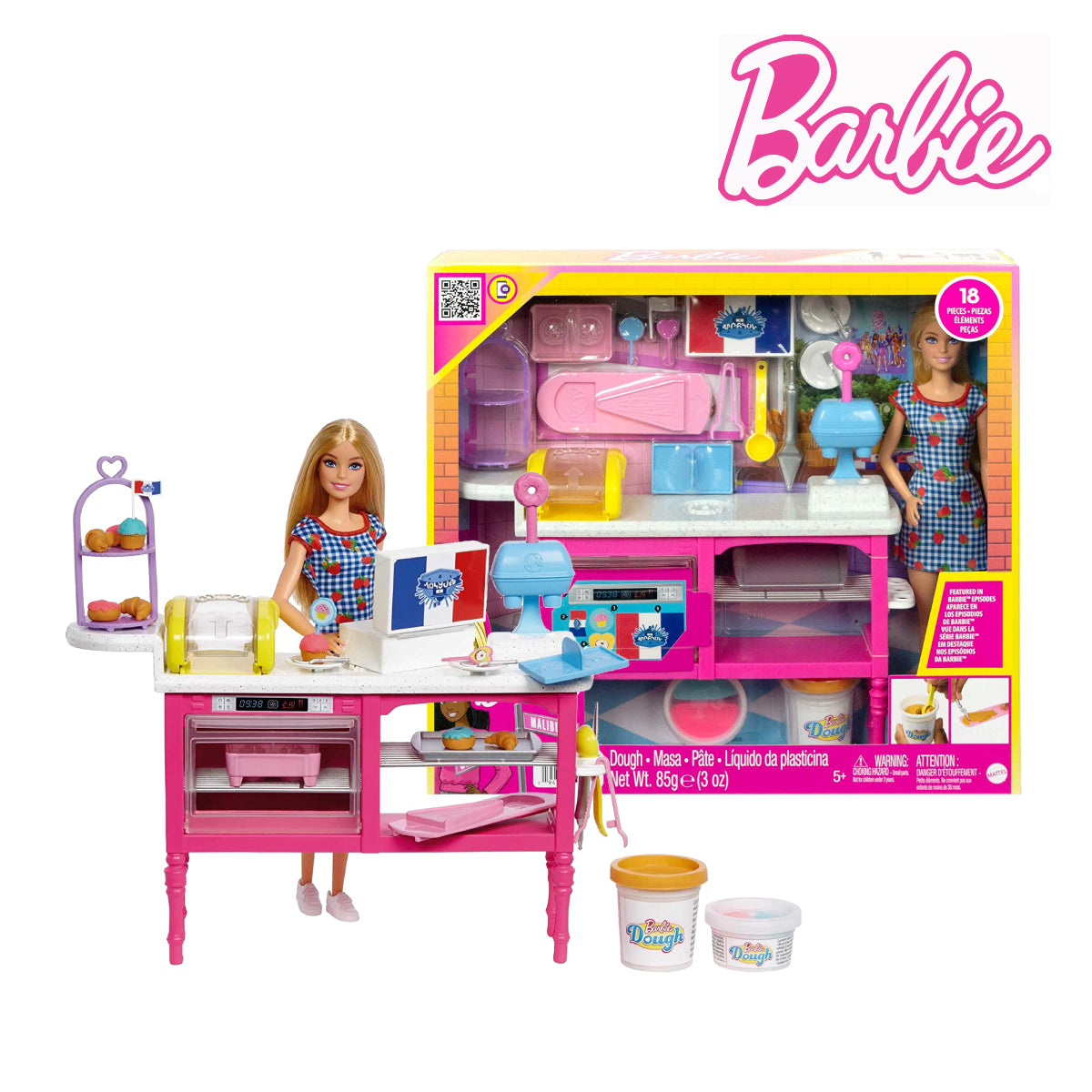 Picture of Barbie HJY19 Doll and Accessories It Takes Two CafÃ©