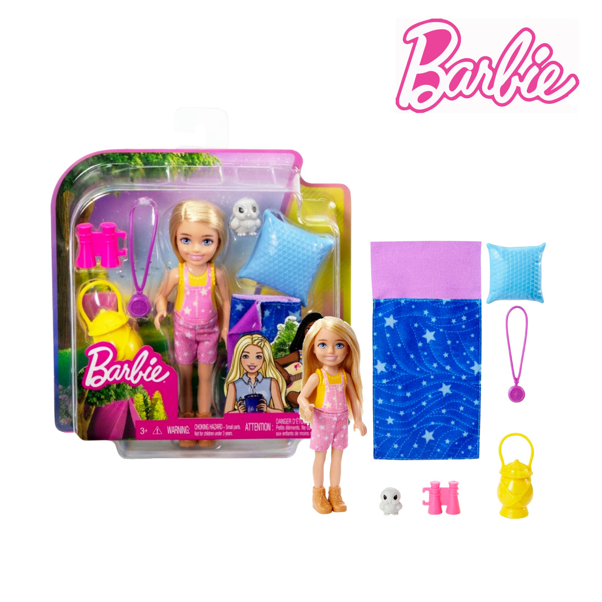 Picture of Barbie HDF77 Chelsea Camping Doll