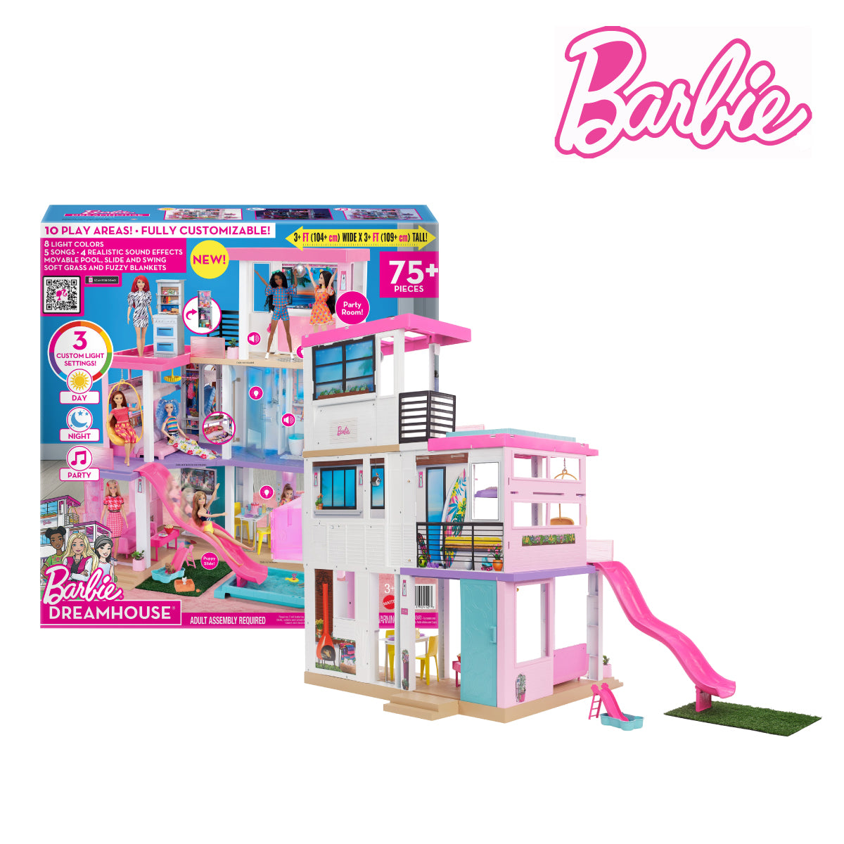 Picture of Barbie GRG93 Dreamhouse Doll House Playset