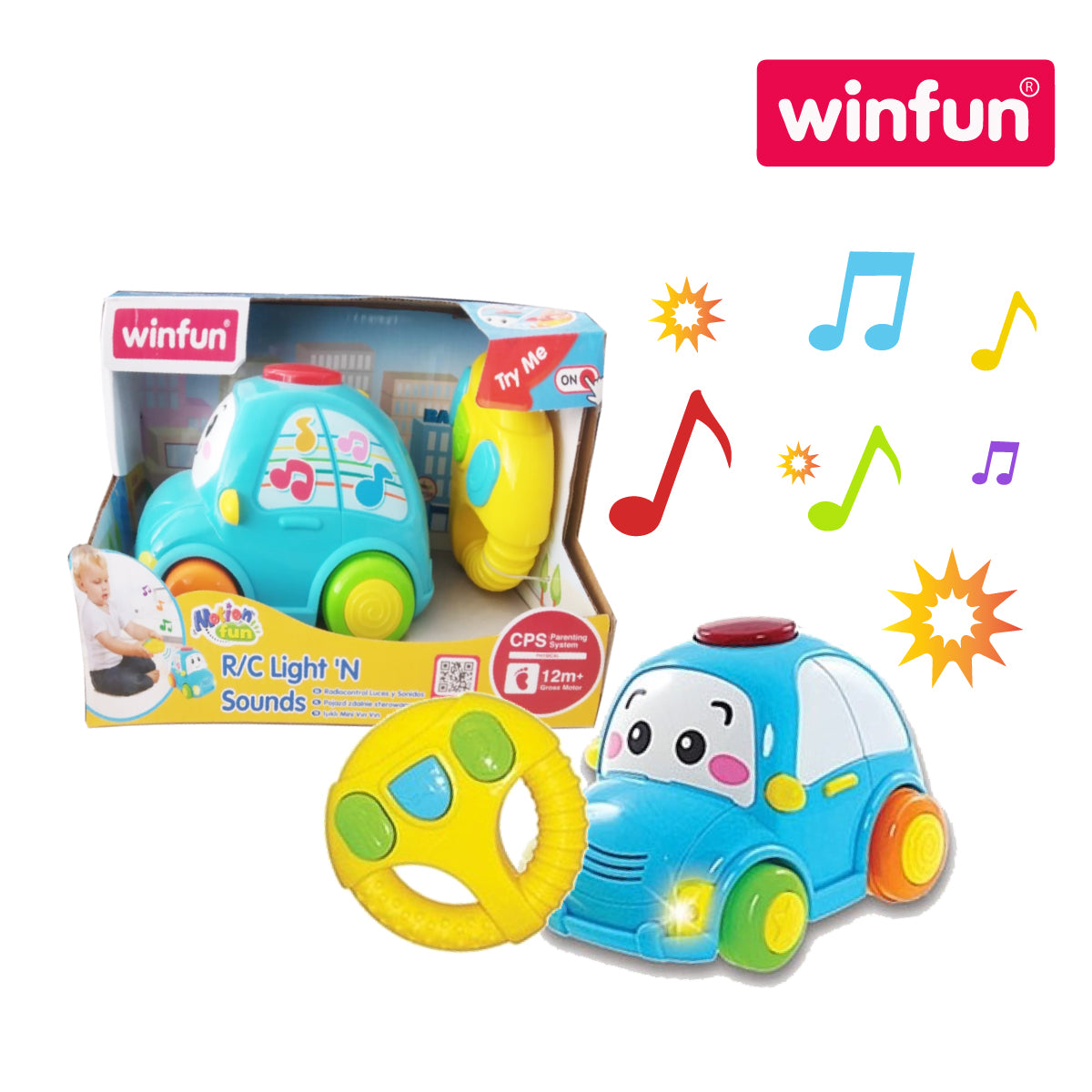 Picture of Winfun 001155 R/C Light â€˜N Sounds â€“ Car