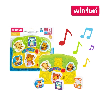 Picture of Winfun 000771 Sounds Animal Puzzle