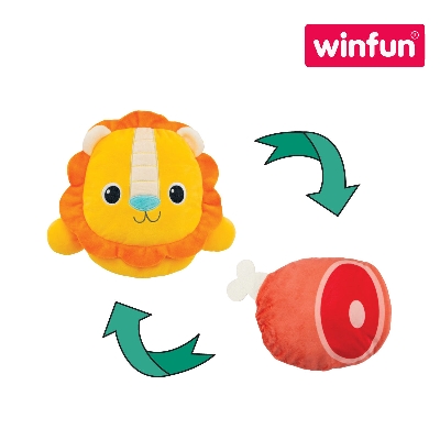 Picture of Winfun 000254 Surprise Puppet Flip â€“ Lion (DAMAGED BOX)