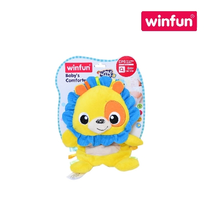 Picture of Winfun 000198 Babyâ€™s Comforter Pal â€“ Lion (Damage Box)