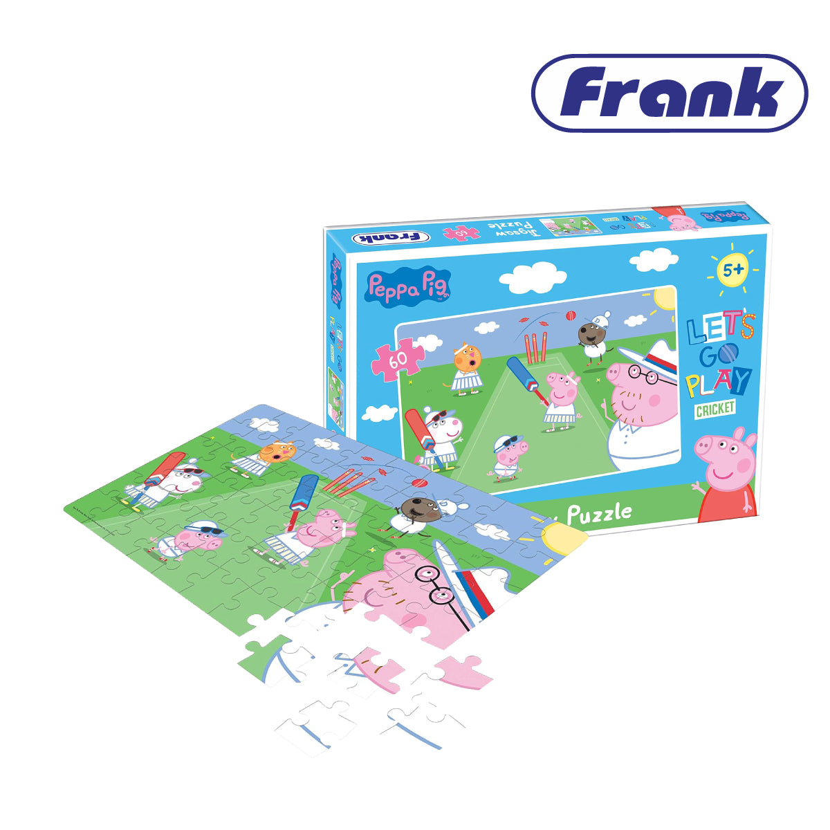 Picture of Frank 60411 Peppa Pig Playing Cricket Puzzle