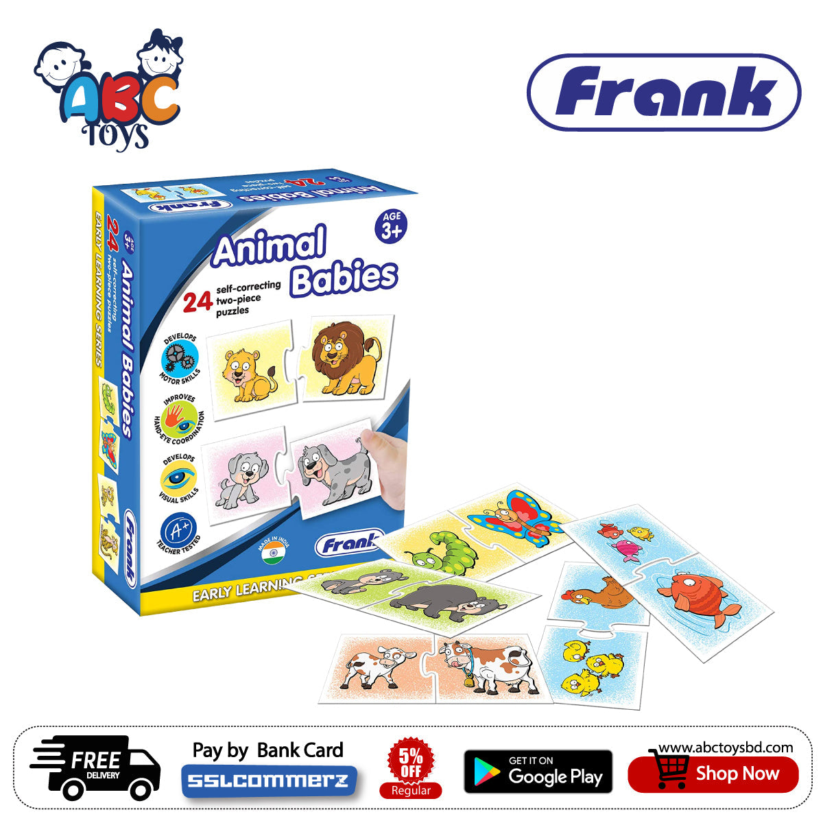 Picture of Frank 10305 Animal Babies Puzzle