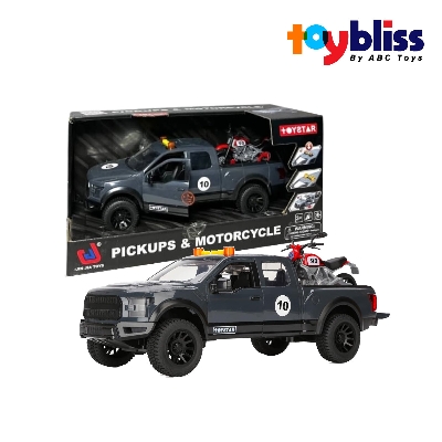 Picture of Toybliss Pickups & Motorcycle (666-90P), Ages 3+