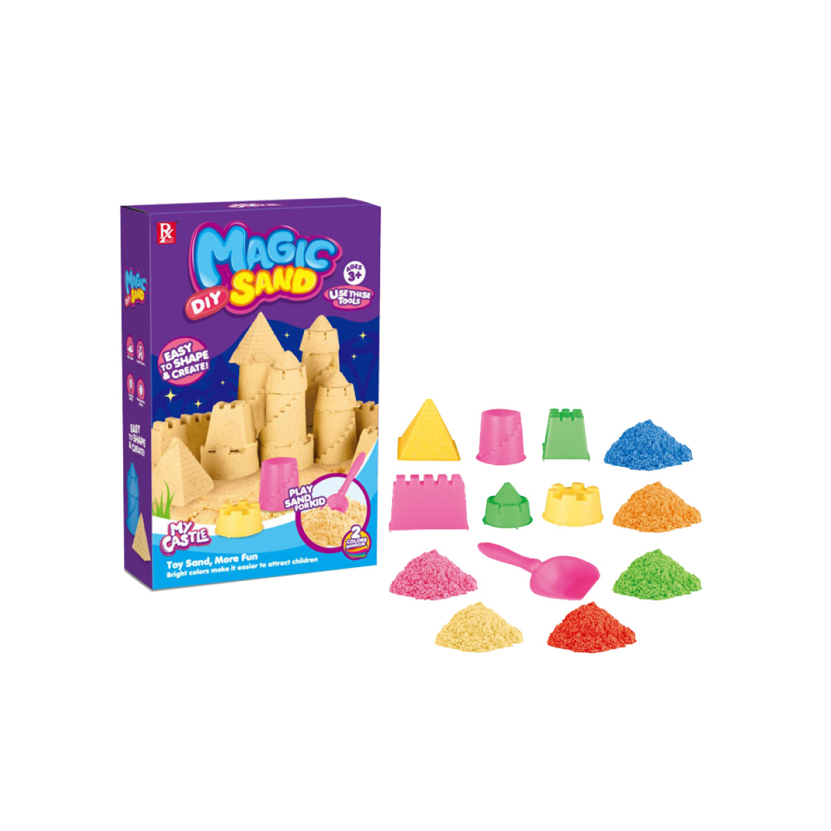 Picture of Toybliss Magic DIY Sand (669B-6), Ages 3+