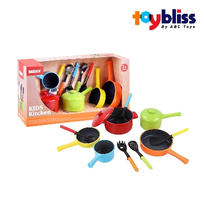 Picture of Toybliss Kids Kitchen 12pcs Set (DX-88001), Ages 3+