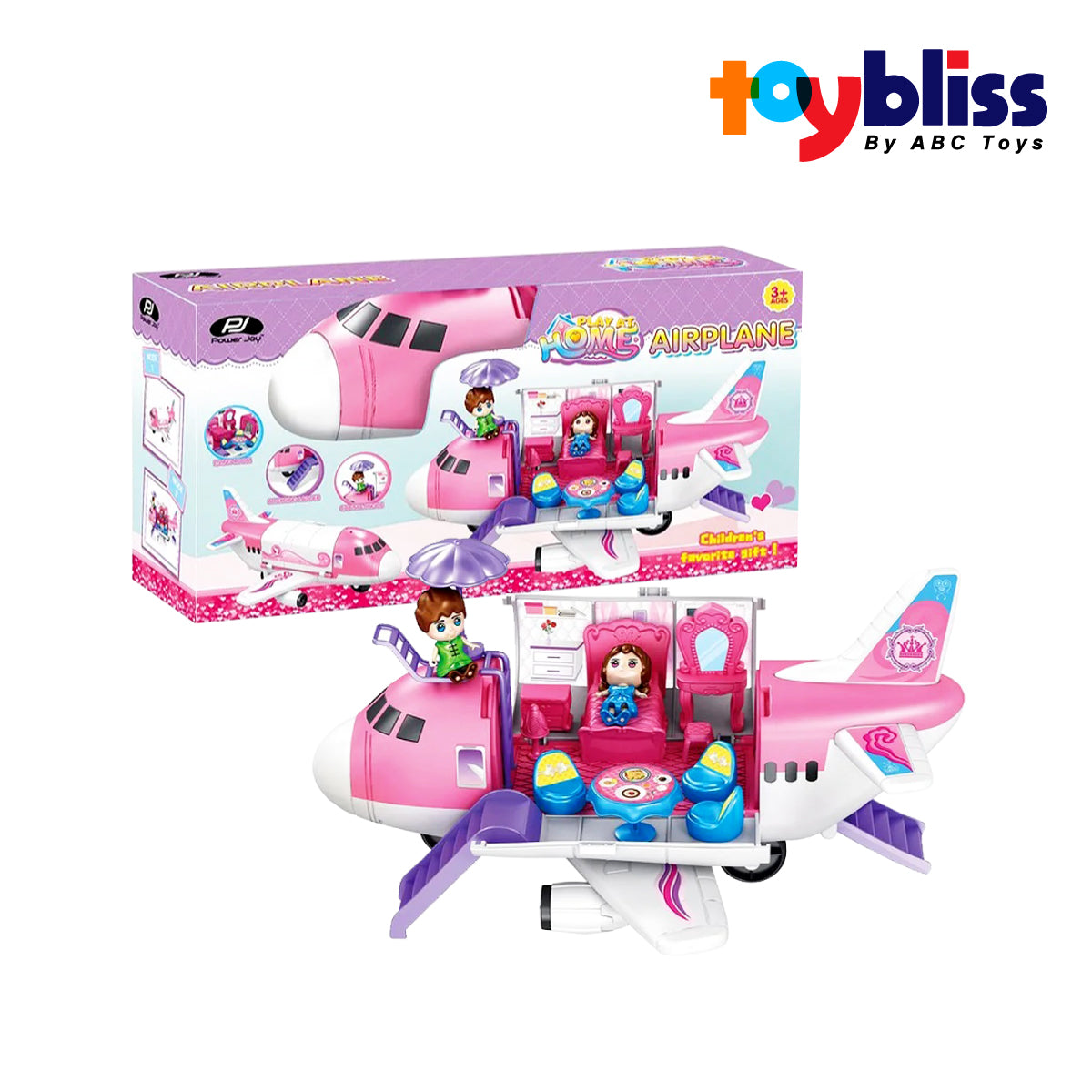 Picture of Toybliss Home Airplane Playset with Sound (T016-A), Ages 3+