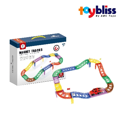Picture of Toybliss Magnetic Tracks With Car (HD387A), Ages 3+