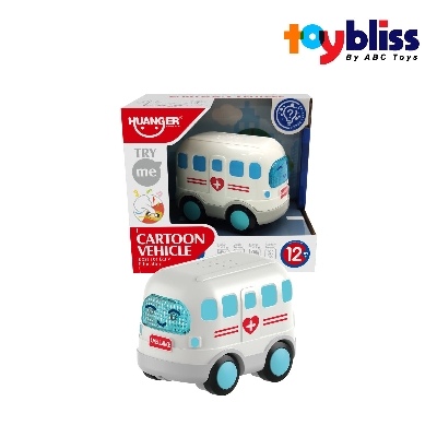 Picture of Toybliss Huanger Cartoon Vehicle Ambulance (HE0537), Ages 12m+
