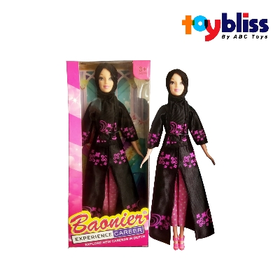 Picture of Toybliss Baonier Experience Career Doll with Hijab (JJ8694A), Ages 3+