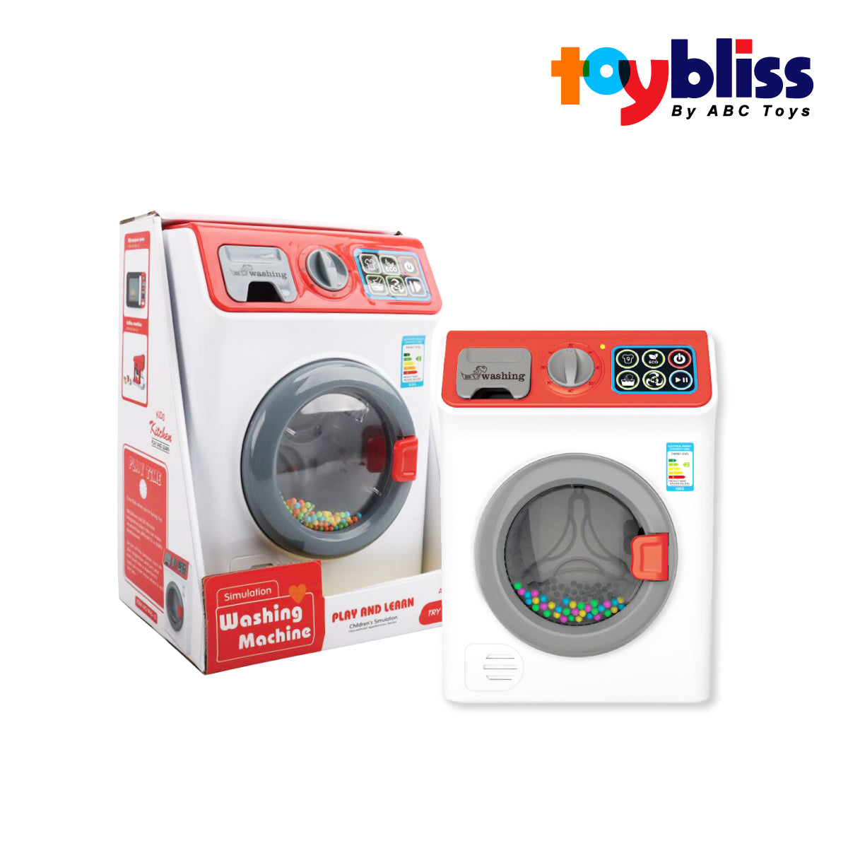 Picture of Toybliss Simulation Washing Machine (998-21), Ages 3+ (Damage Box)