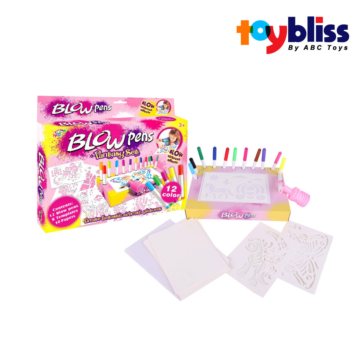 Picture of Toybliss Blow Pens Fantasy Set (YM182), Ages 3+