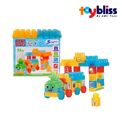 Picture of Toybliss Funny Block Train (LB668-1T), Ages 3+