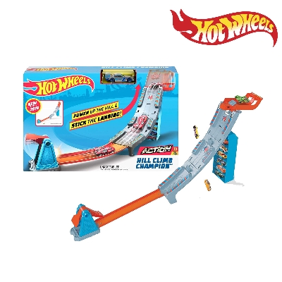 Picture of Hot Wheels GBF83 Hill Climb Champion Track Vehicle Playset, Ages 5+
