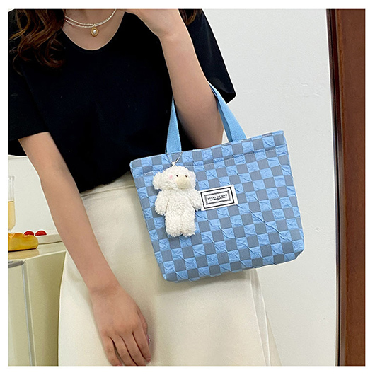 Picture of Oxford Cloth Checkerboard Women’s Bag – Portable Small Mummy & Lunch Bag