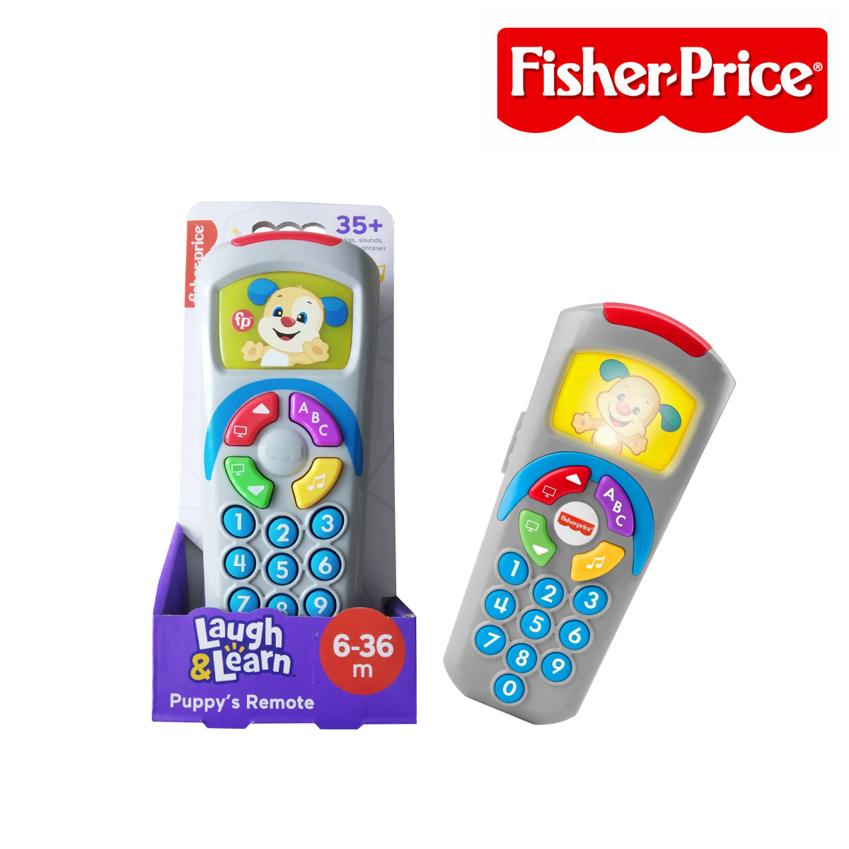 Picture of Fisher-Price HVY75 Laugh & Learn Puppyâ€™s Remote Toy With Music & Lights