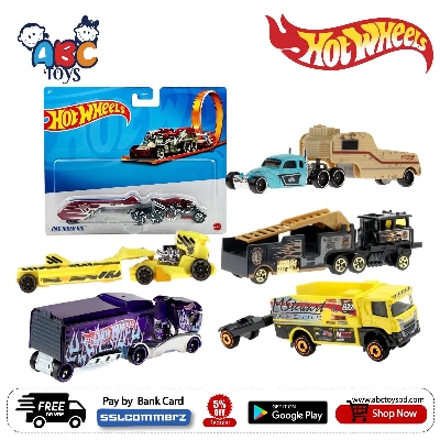 Picture of Hot Wheels BFM60 Track Trucks Assortment, Ages 3+