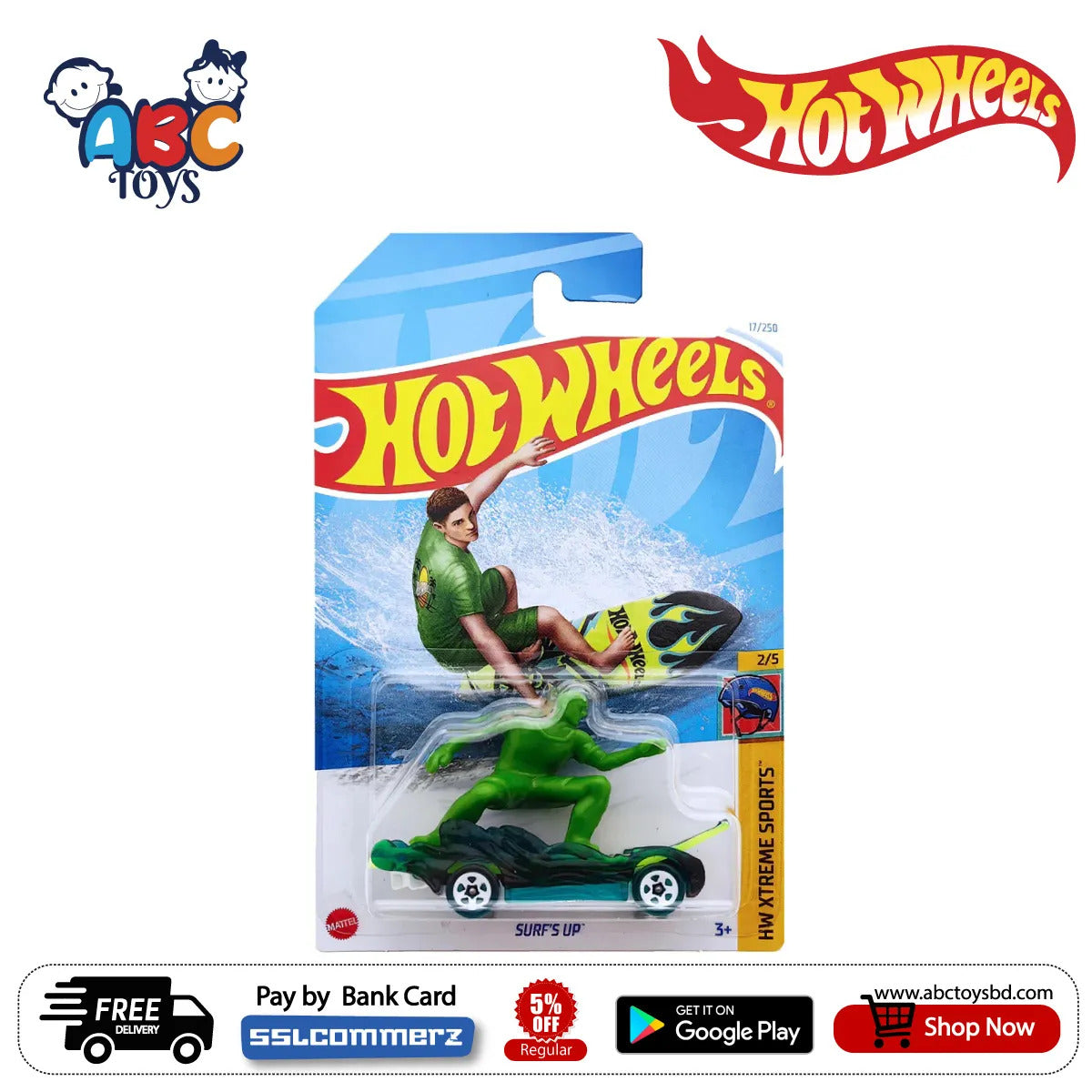 Picture of Hot wheels HTB97 Surfâ€™s Up
