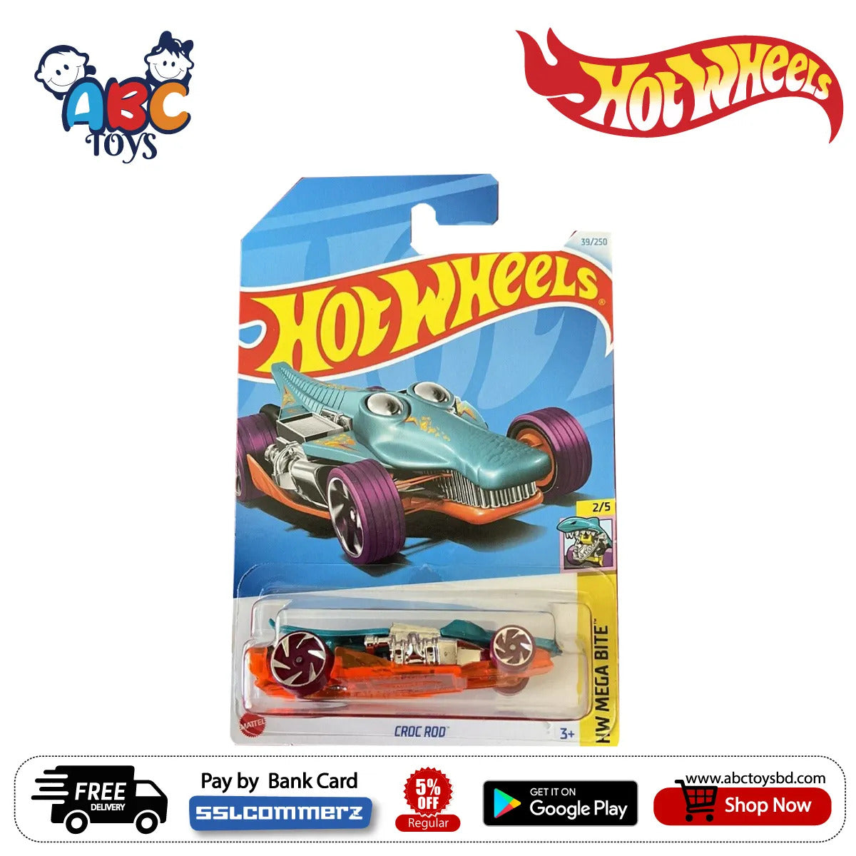 Picture of Hot wheels HTC02 Croc Rod