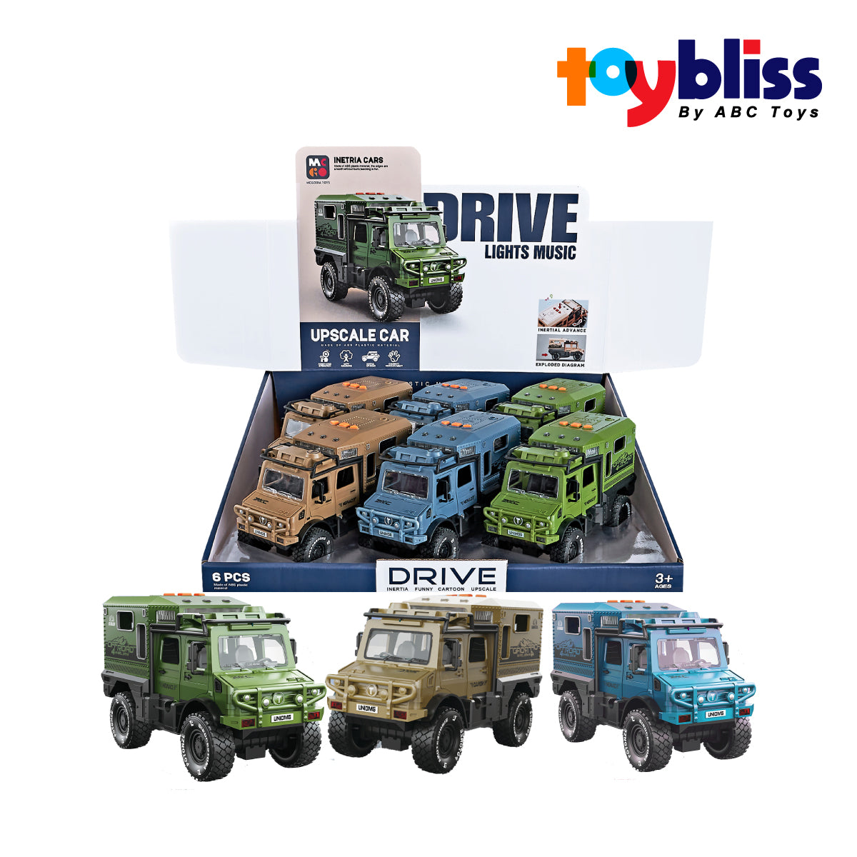 Picture of Toybliss MCGODIA Uniomg Friction Car (D700-02), Ages 6+