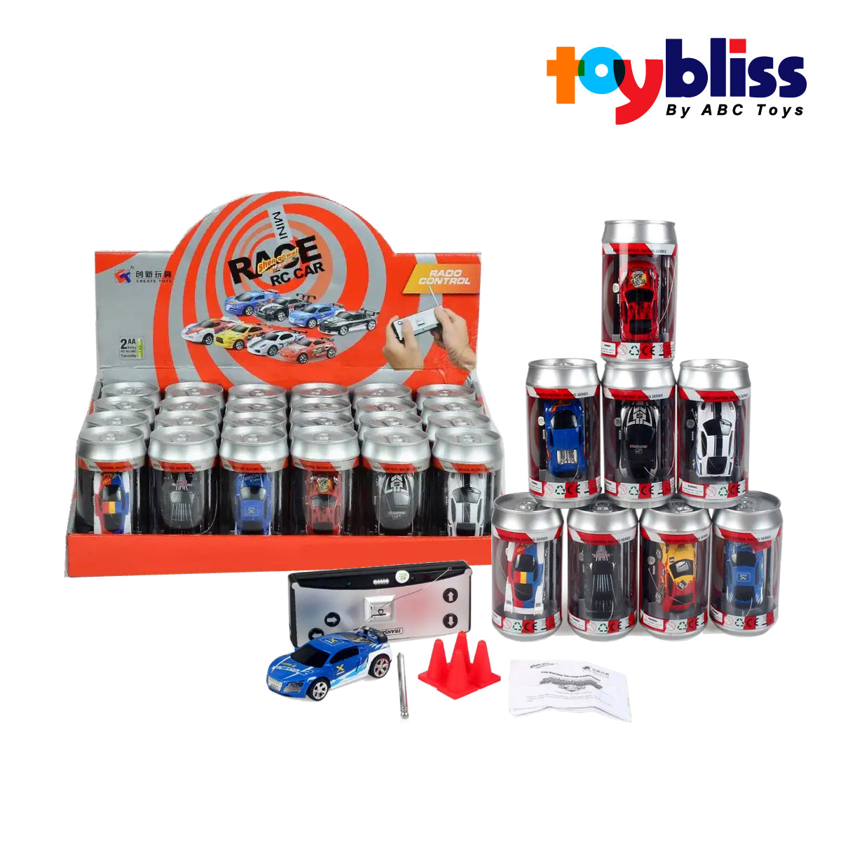 Picture of Toybliss MINI RACE Can RC Car with Sounds (2010B), Ages 3+