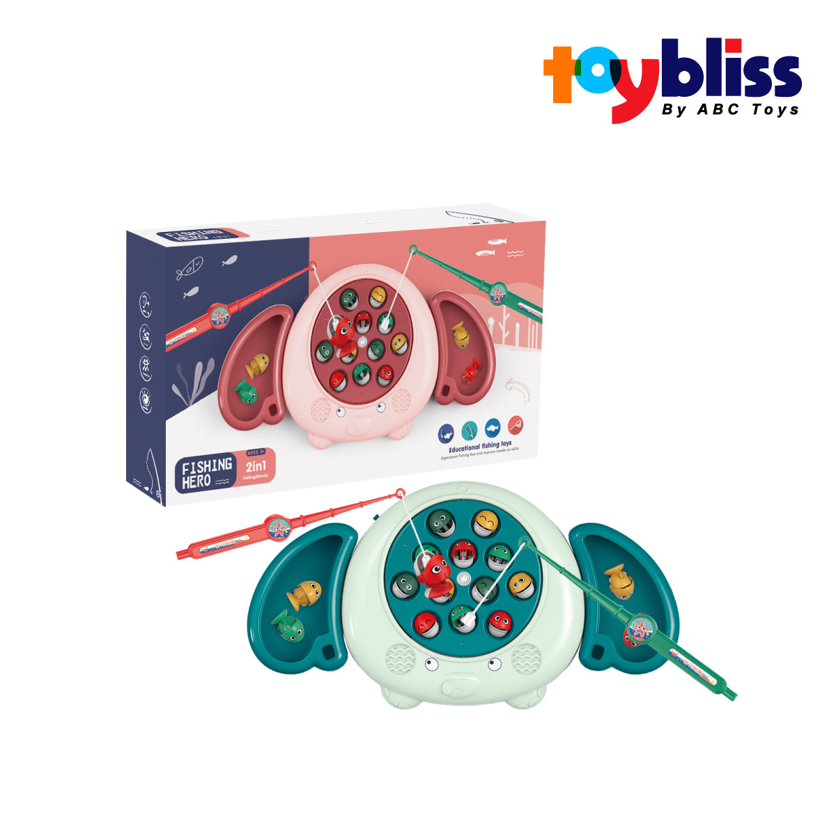 Picture of Toybliss Fishing Hero 2 in 1 Game (156-12C), Ages 3+