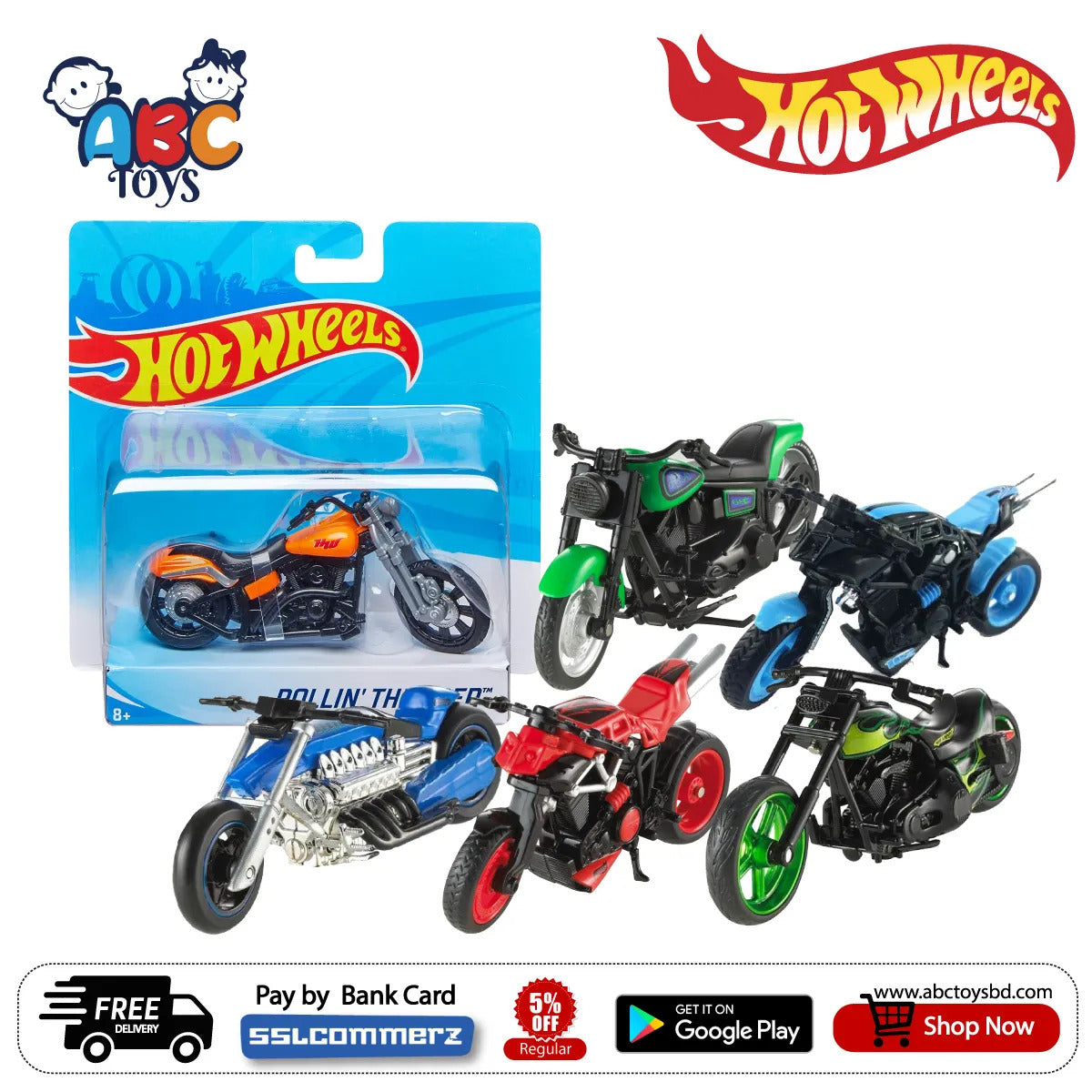 Picture of Hot Wheels X4221 Street Power Bike Assortment