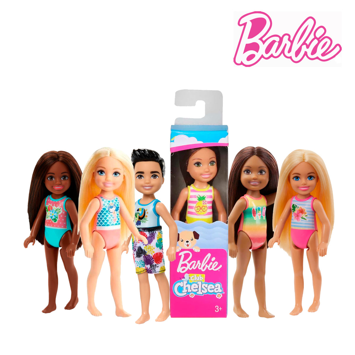 Picture of Barbie GLN73 Chelsea Vacation Dolls Ass, Ages 3+
