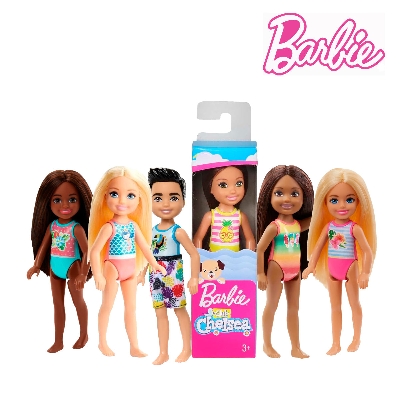 Picture of Barbie GLN73 Chelsea Vacation Dolls Ass, Ages 3+